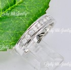 1.01 ct 14k White Gold ladies & mens Wedding Natural Diamond Ring Set His & Hers — photo 3