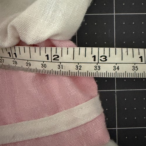 Vintage Girls Medium White Pink Bow Peter Pan Collar Sailor Dress Preppy Coastal - Picture 8 of 8