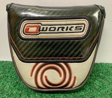 Odyssey O Works Golf Mallet Putter Headcover w/ Magnetic Closure Blk/Gray/Red