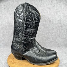 Vintage Dingo Western Boots Mens 9.5 D Leather Cowboy Rodeo Riding Made In USA