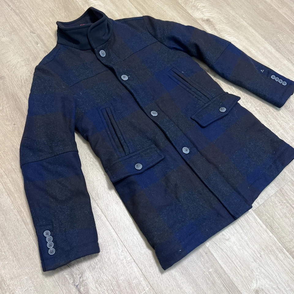 PEUTEREY Down Wool Men's Coat Puffer Jacket Multicolored size Medium - Image 3 of 4