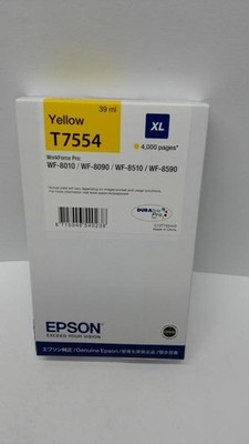 Epson T755 XL Tintenpatrone C13T755440 Gelb für Epson WorkForce Pro WF-8090D