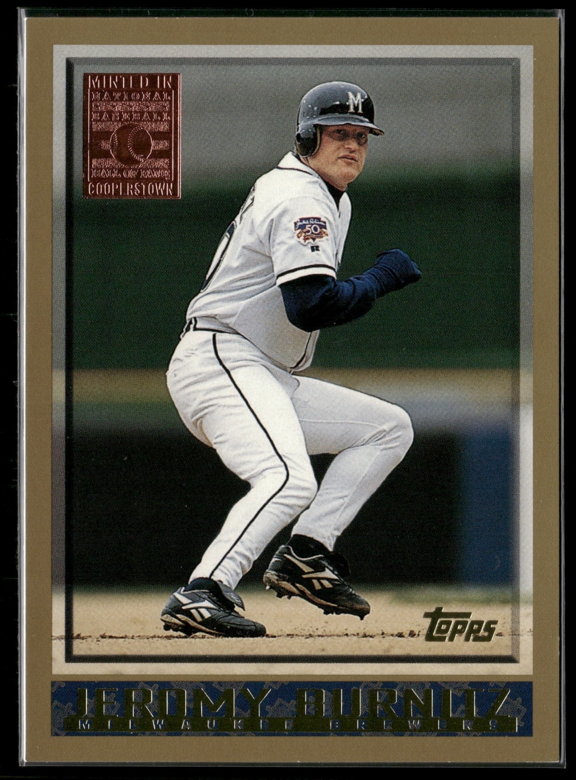 1998 Topps #126 Jeromy Burnitz Minted in Cooperstown