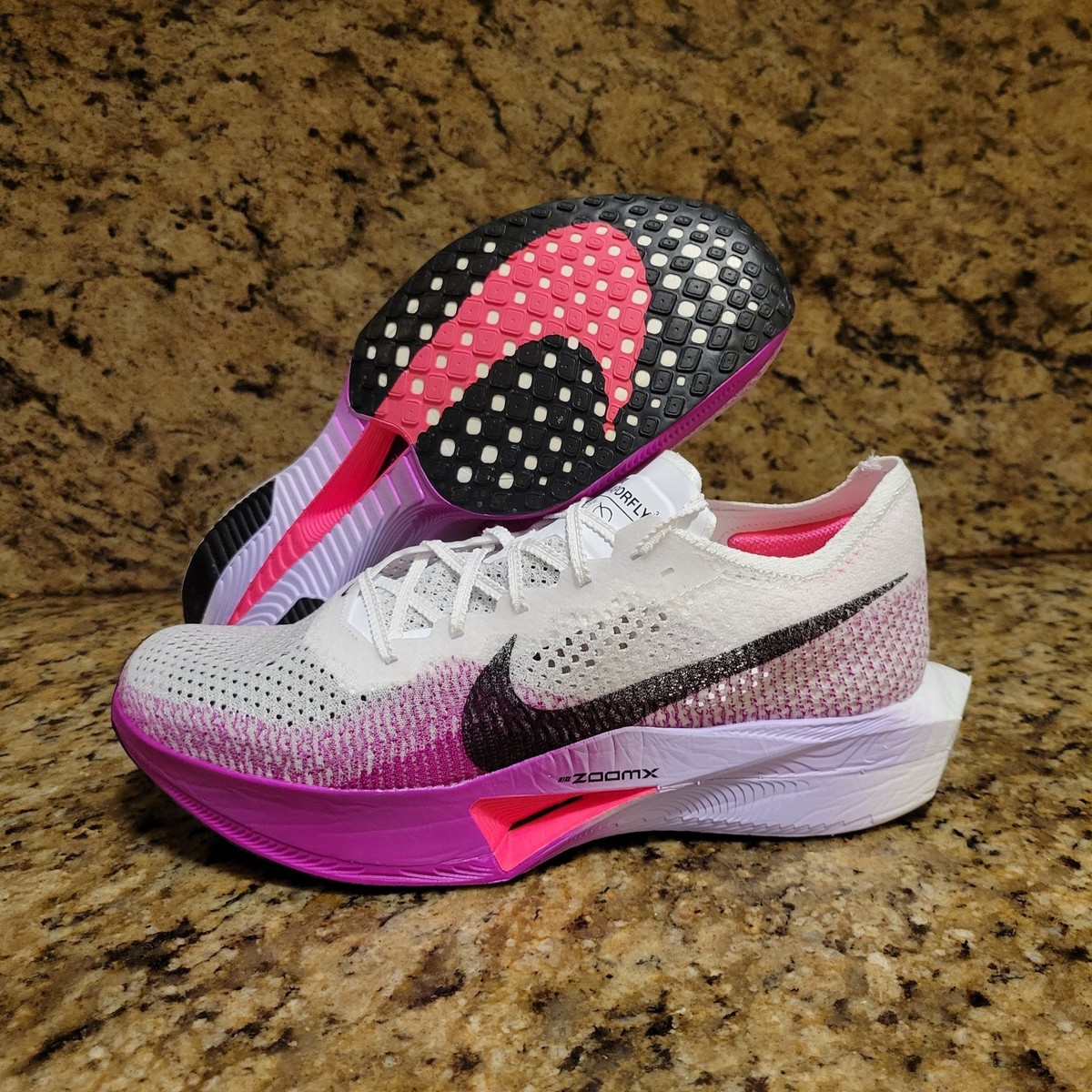 Nike ZoomX Vaporfly Next% 3 White Vivid Purple DV4129-104