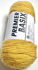 Premier YARNS-BASIX worsted. 1 Pk. MUSTARD. I Combine Shipping,