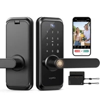 ARPHA Smart Video Door Lock 6-in-1 Keyless Entry Wi-Fi Deadbolt Handle Doorbell