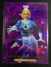 2024 Marvel Masterpieces 1992 Platinum PURPLE CRYSTALS #39 Invisible Woman