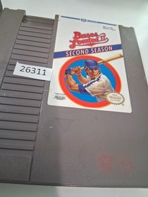 2 retro Nintendo games NES RBI Baseball + Bases Loaded Second Season wt12 26311