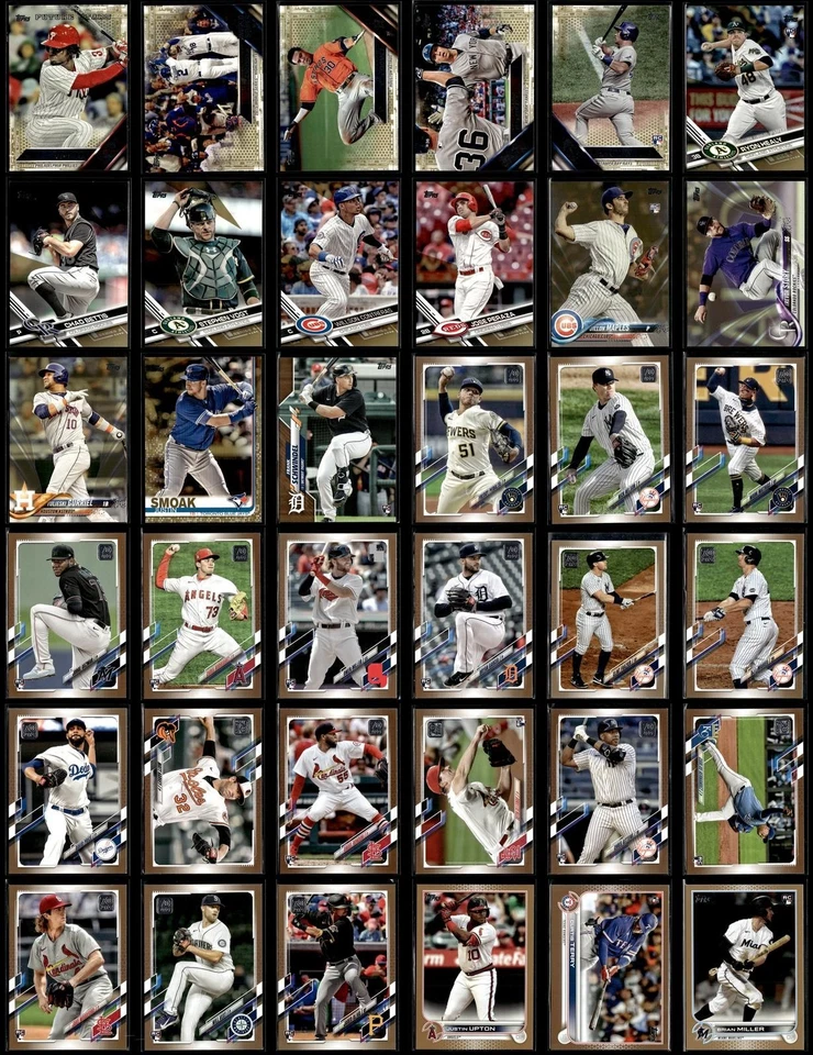 ОГРОМНЫЙ 2001-2024 Topps бейсбол золото параллельный лот (111) новичков HOF все #/d! - Изображение 2 из 4