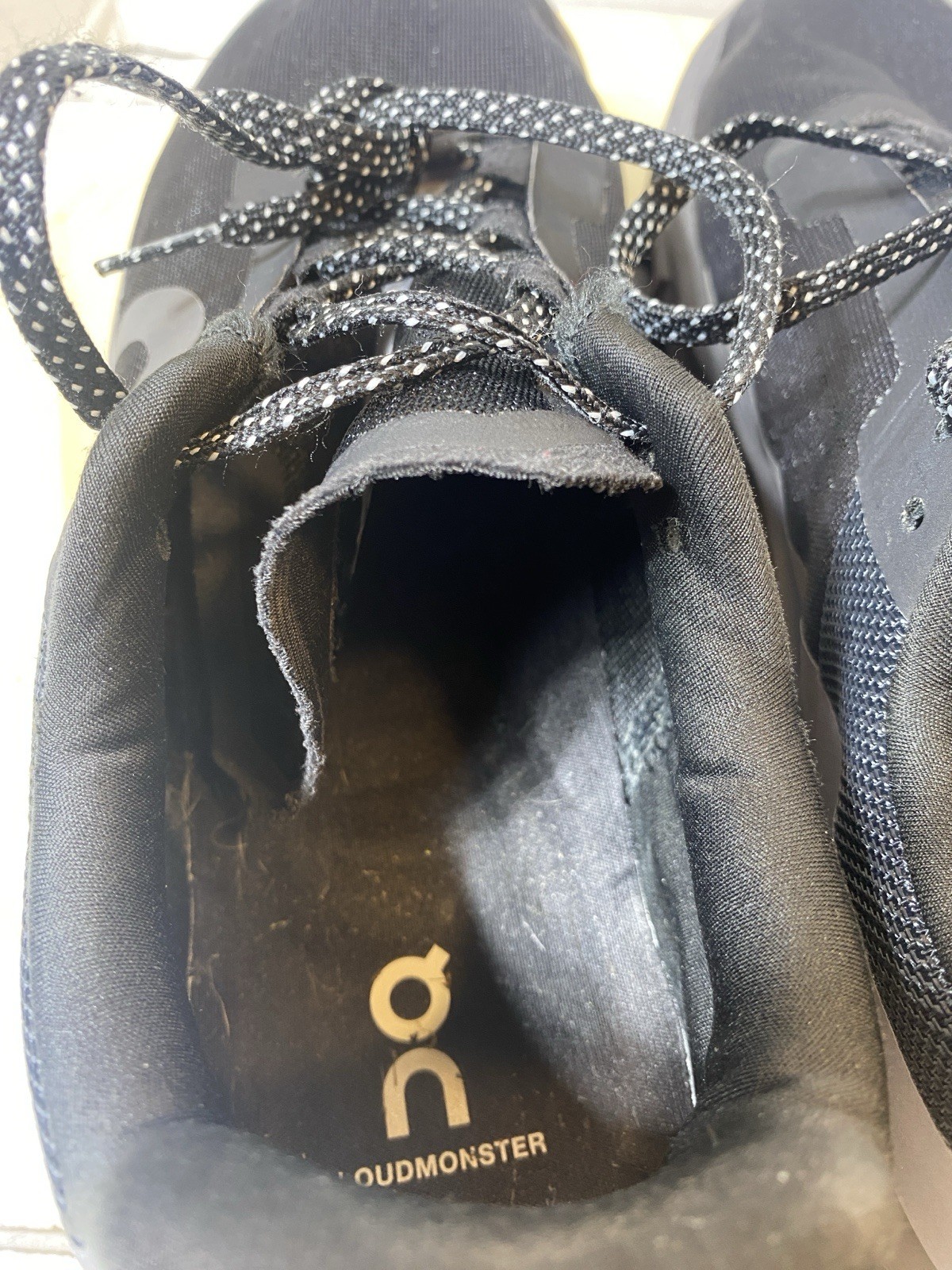 ON Cloud Cloudmonster Cloudtec Blk Grey Sneakers … - image 8