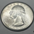 1932-D Washington Silver Quarter, Key date, Denver Mint￼
