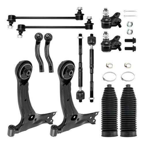 Front Lower Control Arm Ball Joint Tie Rod Sway Bar For 03 04-08 Toyota Corolla - Picture 17 of 18