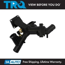 TRQ Coolant Thermostat Outlet Housing Assembly for LR3 Range Rover Sport