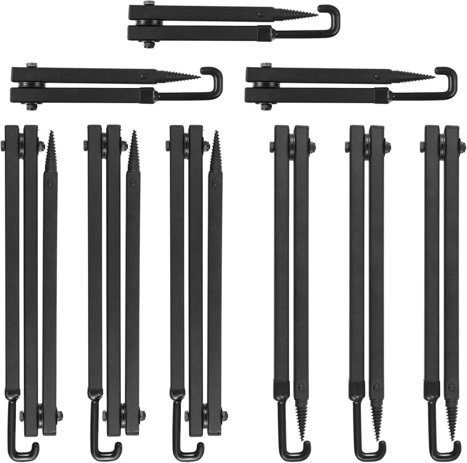 Juego de colgador de arco negro premium - Accesorios de soporte de árbol de fácil instalación para cazadores Foto 3 de 4