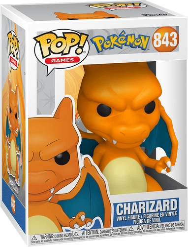 Funko Pop! Pokémon Games - Charizard #843 - NEW MINT Box w/ NEW Protector