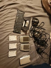 Lot Dell AXIM X5 PDA HC01U Pocket PC Windows 2002 Charger Keyboard And Hard Case
