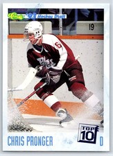 1993 Classic '93 Hockey Draft Chris Pronger Rookie Peterborough Petes RC #2