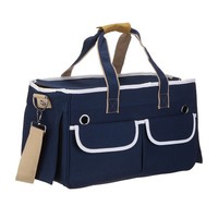 FüR Katzen Transportbox Rollbar Hunde Tragetasche Bis 16,5Lb Blau