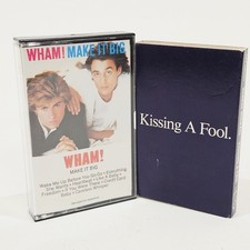 Lot Of 2 Wham / George Michael Cassette Tapes - Make It Big - Kissing A Fool