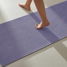 TYUU Bathroom Runner Rugs, Long Bath Mat 1'4" X 5' Runner , Lavender