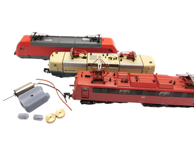micromotor NR010C Glockenankermotor  für Roco BR 101, BR 150, BR 181, Traxx, ET