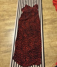 Alice & Olivia Candice Leopard Print Silk Dress