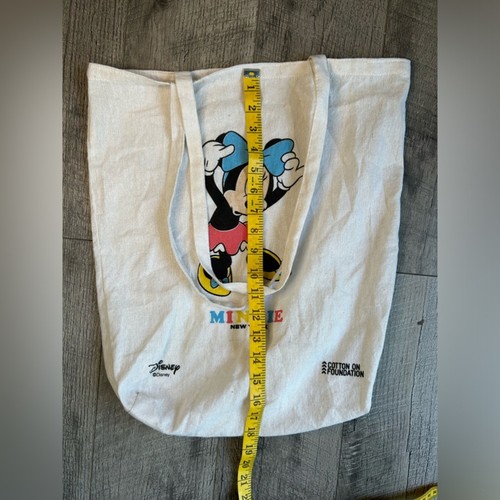Cotton On- Disney Minnie Mouse- tote bag, reusable bag, fabric bag- beige - Picture 5 of 9