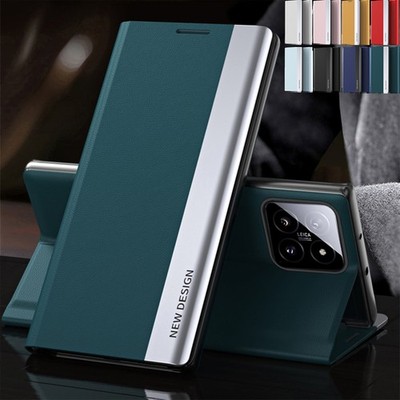Hülle für Xiaomi 14T Pro Redmi Note 13 14 Pro Plus 5G Magnet Leder Tasche Cover