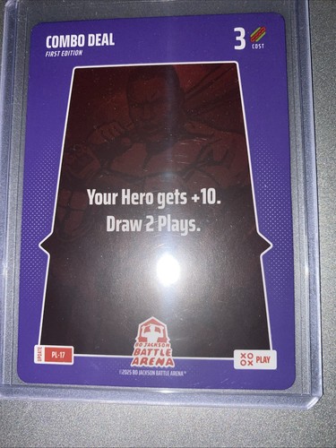 Bo Jackson Battle Arena Alpha Update – Play Card Combo Deal #PL-17