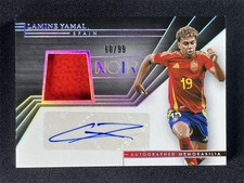 2024-25 Panini Noir FIFA Lamine Yamal #C-LY Memorabilia Patch Auto Spain /99