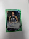 John Tonje 2025-26 Bowman Chrome #BCA-JE - Green Shimmer Auto /99