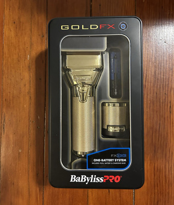 BaBylissPRO GoldFX FXONE Gold Foil Facial Shaver Cordless Rechargeable