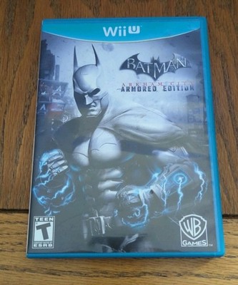 Batman Arkham City Armored Edition Wii U Complete with Manual 