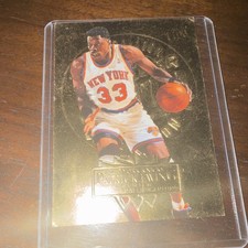 Fleer 1995-96 Ultra Gold Medallion Edition Patrick Ewing #117 New York Knicks