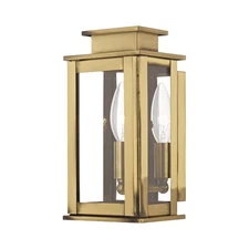 Livex Lighting - Princeton - 1 Light Outdoor Wall Lantern in Traditional Style -