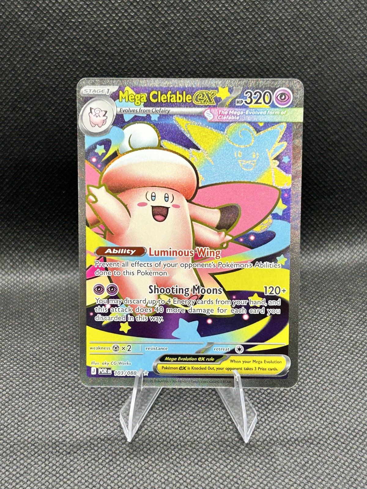 Mega Clefable ex 103/088 Me03: Perfect Order Holo