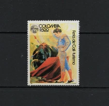 S6520  Colombia  1980   Bullfighter   1v.   MNH