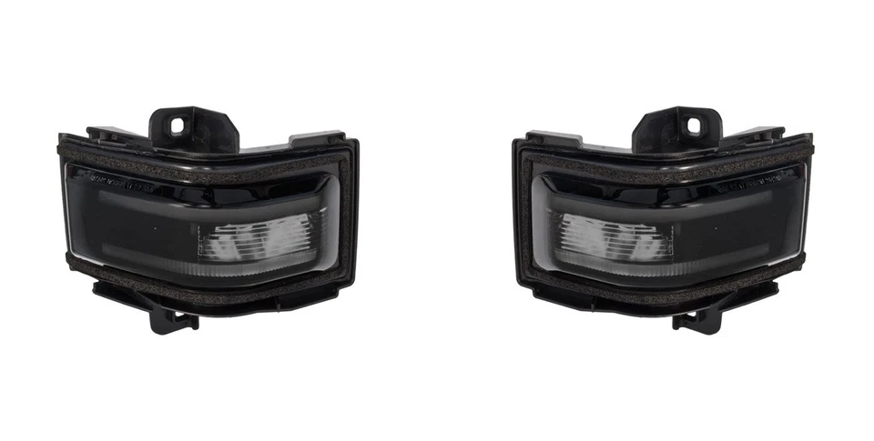 Ford Super Duty Truck 2017-2018 lentes retrovisores laterales ahumados luces LED ámbar Foto 2 de 4