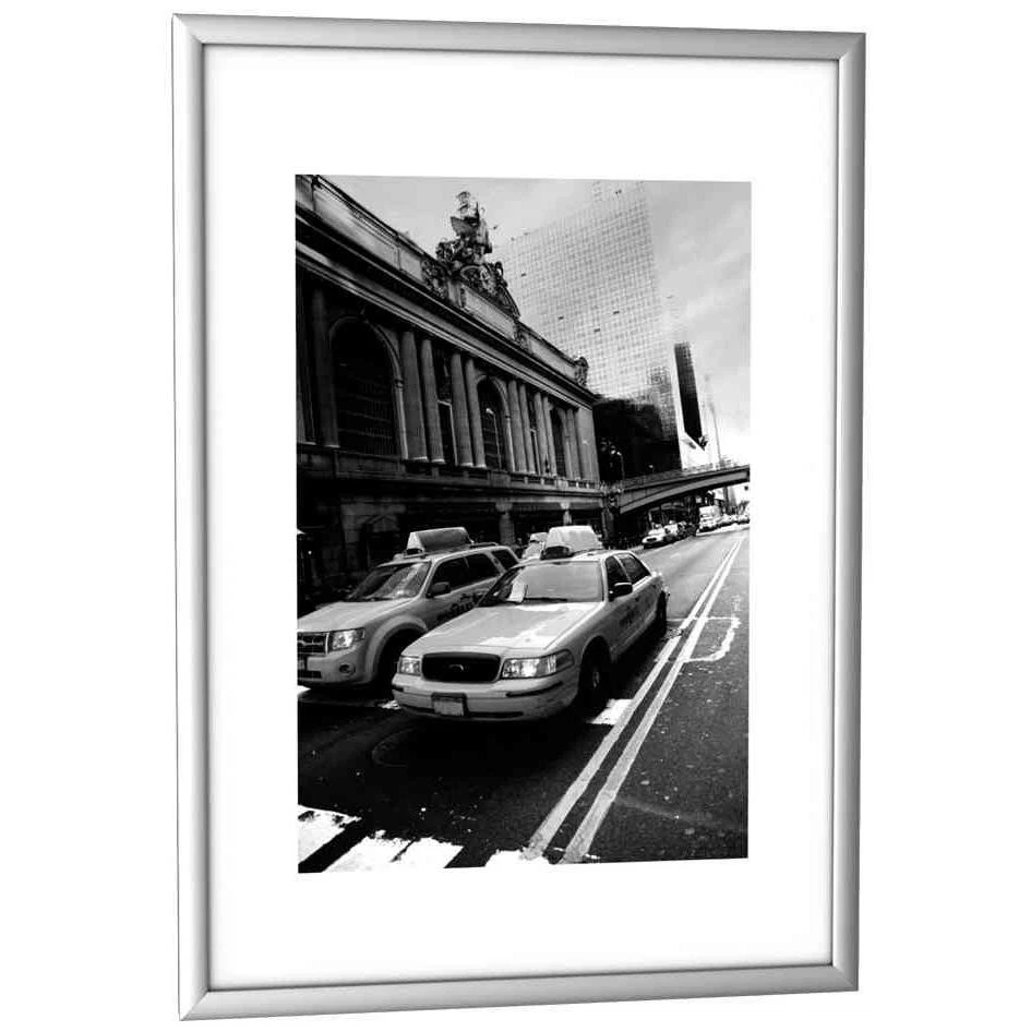 [6CCF30X40.35] PAPERFLOW Cadre photo en aluminium (L)300x(H)400 mm plexi argent - Photo 1/1