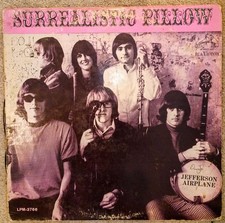Jefferson Airplane LP+45 rpm bonus Surrealistic Pillow 1967 Mono  LPM-3766