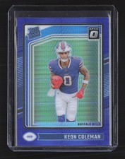 2024 Donruss Optic #263 Keon Coleman Blue Hyper