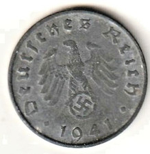 10 Reichspfennig | 1941-D | Germany | Third Reich | Extra Fine + | KM# 101