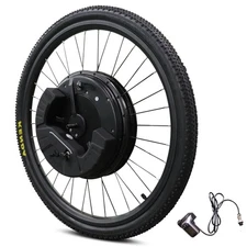 Complete Electric Bike Conversion Kit with Battery 26'' Motor Wheel with Tire