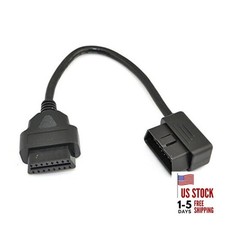 1ft Feet 30cm/12 OBD II OBD2 16 Pin Male to Female Extension Cable Car
