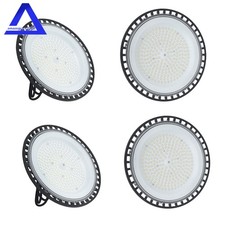 4 Pack LED Industrial Light, 150W 5000K 18000LM UFO LED High Bay Light with Plug