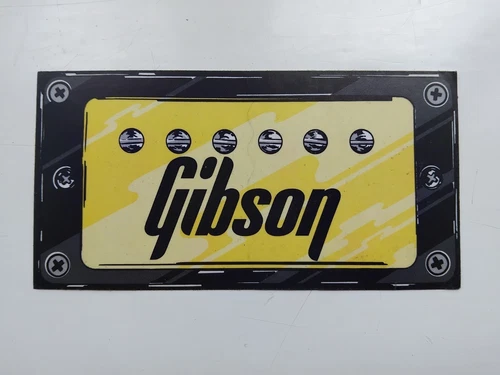 Gibson Pickup Humbucker Sticker Label decal Genuine Original Not Repro 1980s 90s