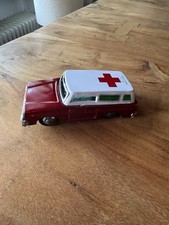 Vintage Blechspielzeug Tin Toy Red China MF 732 Krankenwagen US Auto Car