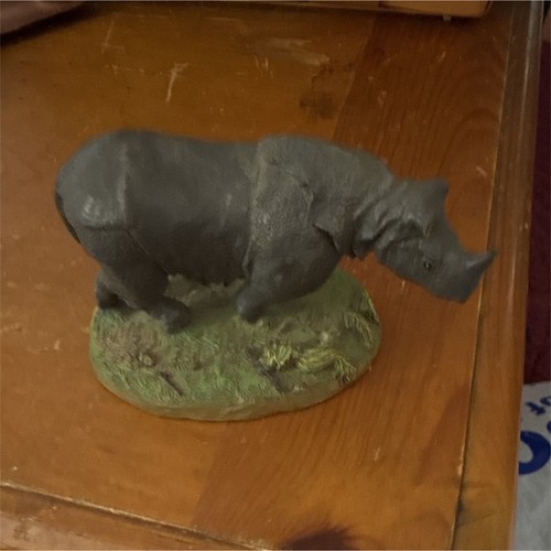 Wildlife Preservation Trust International Rhinoceros Figurine