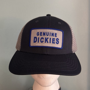 Dickies Men’s Trucker Hat Black/Gray Solid Mesh Back Adjustable One Size
