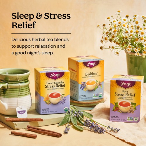 Yogi Tea Bedtime Tea - 16 Tea Bags per Pack (6 Packs) - Chamomile & Passionfl... - Picture 5 of 6